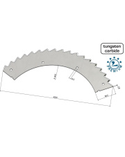 499707 Nóż zrywacza MWS Germany 499707.01