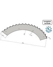 498878 Nóż zrywacza MWS Germany 498878.01