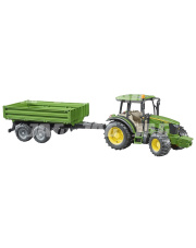 Zabawka ciągnikJohn Deere 5115M z przyczepą 1992-02108