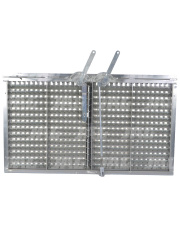 JAG23-0053 Sito żaluzjowe ocynkowane końcowe, lamela-22mm AZ43470.01