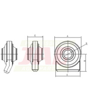 JAG98-0084 Przegub kulowy , kat.0 JAG98-0084