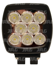 JAG96-0003 Lampa robocza LED, 80W, 10-30V, 8 CREE LEDx10W, FLOOD, Kwadratowa JAG96-0003