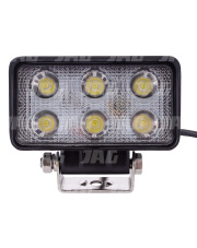 JAG96-0015 Lampa robocza LED, 18W, 10-30V, 6 EPISTAR LEDx3W, FLOOD, Prostokątna JAG96-0015