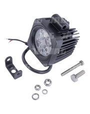 JAG96-0016 Lampa robocza LED, 12W, 10-30V, 4 EPISTAR LEDx3W, FLOOD, Kwadratowa JAG96-0016
