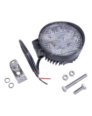 JAG96-0029 Lampa robocza LED, 27W, 10-30V, 9 EPISTAR LEDx3W, SPOT, Okrągła JAG96-0029