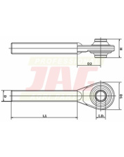 JAG98-0605 Główka łącznika centralnego JAG98-0605