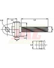 JAG98-0734 Głowica widełkowa JAG98-0734