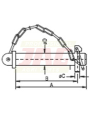 JAG98-1109 Sworzeń JAG98-1109