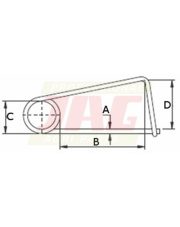 JAG98-1430 Zawleczka JAG98-1430