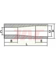 JAG98-1504 Tuleja redukcyjna JAG98-1504
