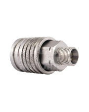 JAG95-0018 Szybkozłącze hydrauliczne grzybkowe-gniazdo z gwintem zewnętrznym, DN12,5, M18X1,5, ISO7241-A JAG95-0018