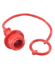 JAG95-0046 Osłona do gniazd szybkozłączy grzybkowych-czerwona, DN12,5 JAG95-0046