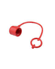 JAG95-0055 Osłona do wtyczek szybkozłączy flat face-czerwona, DN10 JAG95-0055