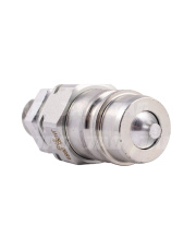 JAG95-0089 Szybkozłącze hydrauliczne grzybkowe-wtyczka grodziowa wzmacniana z gwintem zewnętrznym, DN12,5, M18X1,5, 10H, ISO7241 JAG95-0089