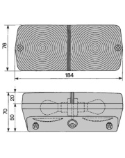 03.189.000.01 Lampa zespolona prawa COBO 1918-56.01