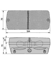 1678991M91 Lampa zespolona lewa COBO 1678991M91.01