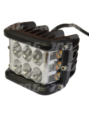 JAG96-0084 Lampa robocza LED, 27W, 10-30V, 9 EPISTAR LED, Prostokątna, Kierunkowskaz JAG96-0084