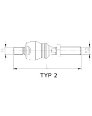 RE150906 Przegub siłownika 497-371.02