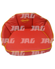 PODUSZKA SIEDZENIA DEUTZ CZERWONA Z PRZESZYCIAMI PODUSZKA SIEDZENIA DEUTZ CZERWON