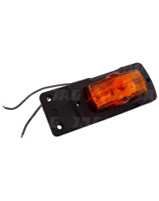 P03-AR Lampa pozycyjna boczna pomarańczowa na gumie WAŚ P03-AR