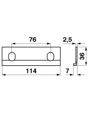 JAG31-0012 Prowadnica kosy 0650.6395.0
