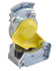 AZ50944 Złącze pneumatyczne otwarte zółte M22x1,5 AZ50944.01