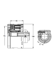 1112193 Sprzęgło jednokierunkowe Walterscheid (58.103.56) 1112193.98