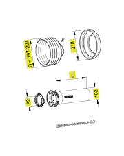 1116705 Osłona (połowa zewnętrzna) Walterscheid (85.305) 1116705.98