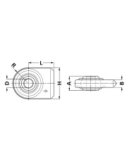 1306332 Przegub kulowy Walterscheid (306332) 1306332.98