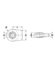 1306383 Przegub kulowy Walterscheid (306383) 1306383.98
