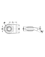 1306665 Przegub kulowy Walterscheid (306665) 1306665.98