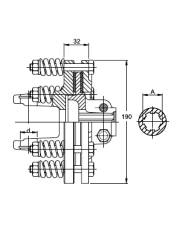 1333298 Sprzęgło cierne Walterscheid (56.102.08) 1333298.98