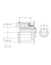 1360364 Sprzęgło zapadkowe Walterscheid (55.196.03) 1360364.98