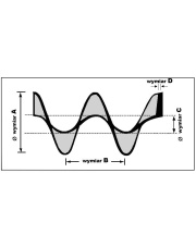Spirala ślimaka 240/240/82 gr.2/4 Lewa SPIRALASLIM.240/240/82/4-L
