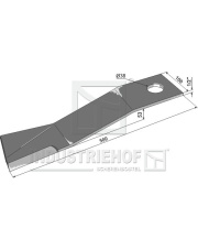63-CON-06L Nóż kosiarki 500mm - lewy INDUSTRIEHOF 63-CON-06L.97