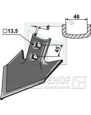 047-PWV-0400 Gęsiostopka 100x6 INDUSTRIEHOF 047-PWV-0400.97