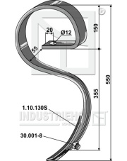 1.0463 Ząb kultywatora 1.0463.97