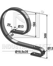 1.10.1003 Sprężyna zęba 1.10.1003.97