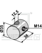 1.10.1042 Uchwyt grządzieli 1.10.1042.97