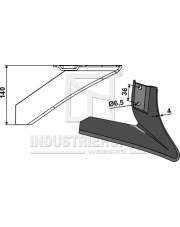 1.10.1046 Nóż kątowy - lewy 1.10.1046.97