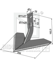 1.10.1071 Redlica skrzydełkowa 200mm 1.10.1071.97