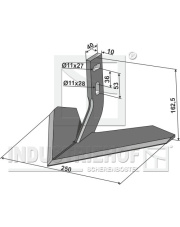 1.10.1072 Redlica skrzydełkowa 250mm 1.10.1072.97