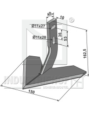 1.10.1074 Redlica skrzydełkowa 150mm 1.10.1074.97