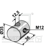 1.10.1094 Uchwyt grządzieli 1.10.1094.97