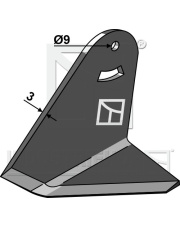 1.10.1117 Nóż kątowy - lewy 1.10.1117.97