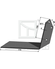 1.10.1124 Nóż kątowy - lewy 1.10.1124.97