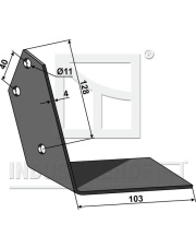1.10.1125 Nóż kątowy - prawy 1.10.1125.97