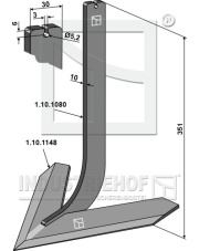 1.10.1164 Słupica z redlicą 280mm 1.10.1164.97