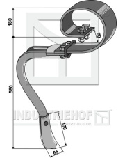 1.10092 Ząb kultywatora Marsk-Stig 1.10092.97
