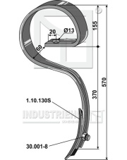 1.1148 Ząb kultywatora 1.1148.97